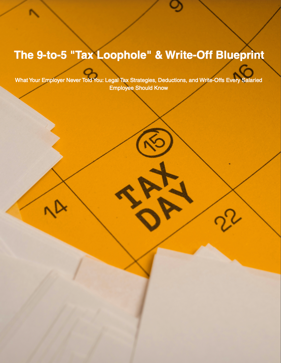The 9-to-5 "Tax Loophole" & Write-Off Blueprint
